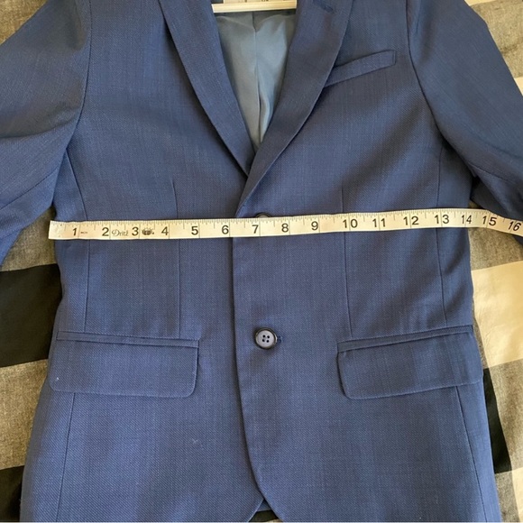 Zara blue suit size 8 - Picture 3 of 5